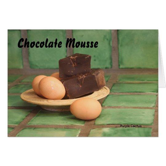 Chocolate Mousse Card