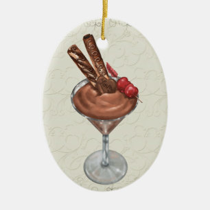 Chocolate Mousse - SRF Ceramic Tree Decoration