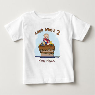 Chocolate Mud 2nd Birthday Personalised Baby T-Shirt