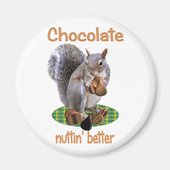 Chocolate Nut Magnet (Front)