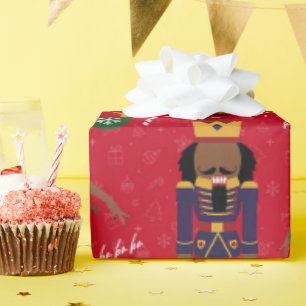 Chocolate Nutcracker Gift Wrap 
