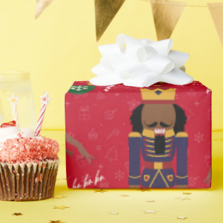 Chocolate Nutcracker Gift Wrap 