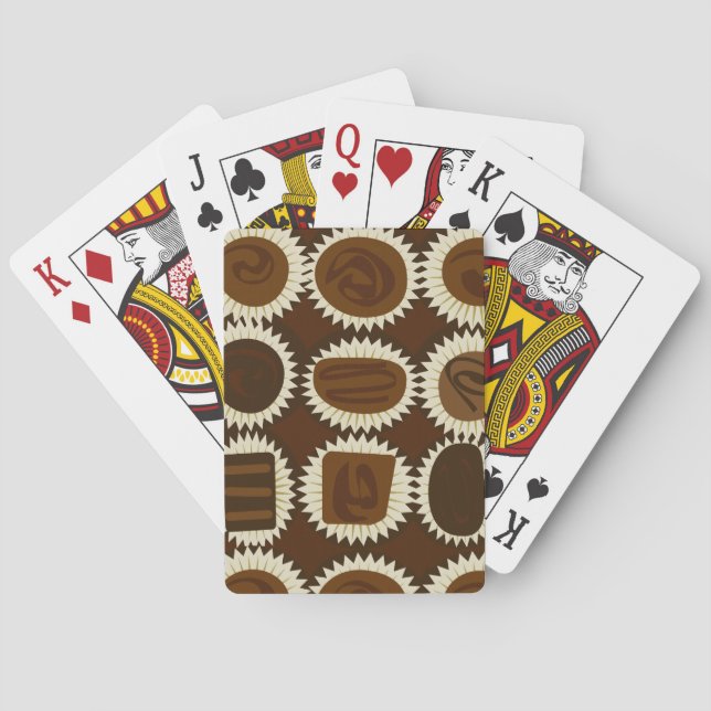 Chocolate on Deck Playing Cards (Back)