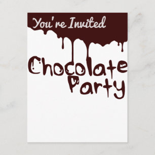 Chocolate Party Invitation