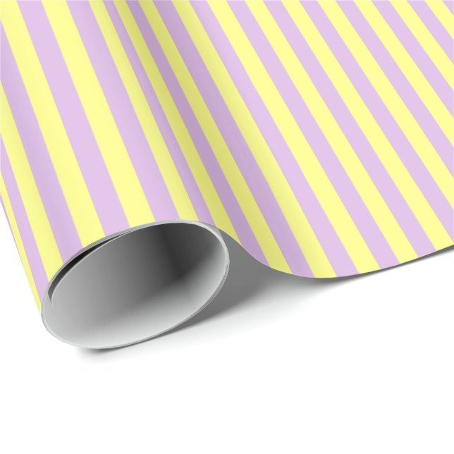 Chocolate Pastels Stripes 06-Gift Wrapping Paper (Roll Corner)