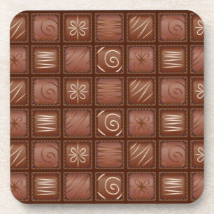 Chocolate Pattern Coaster