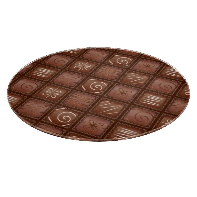 Chocolate Pattern Cutting Board (Corner)