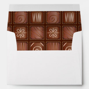Chocolate Pattern Envelope