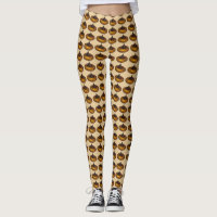 Chocolate Peanut Butter Cookie Foodie Leggings
