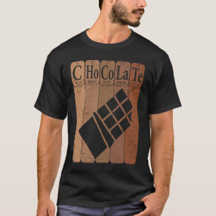 Chocolate Periodic Table Elements Chocoholic Choco T-Shirt