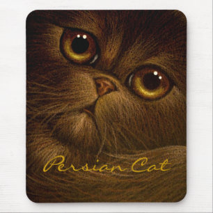 CHOCOLATE PERSIAN CAT Mousepad