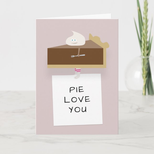 Chocolate Pie  Card (Front)
