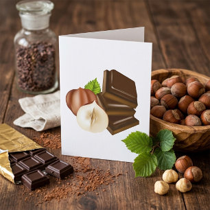 Chocolate Pieces Greeting Cards