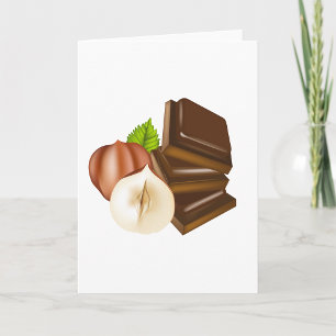 Chocolate Pieces Greeting Cards