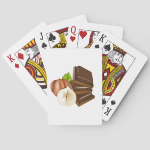 Chocolate Pieces Playing Cards