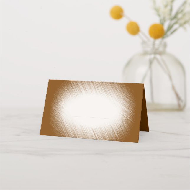 Chocolate Place Card (Front)