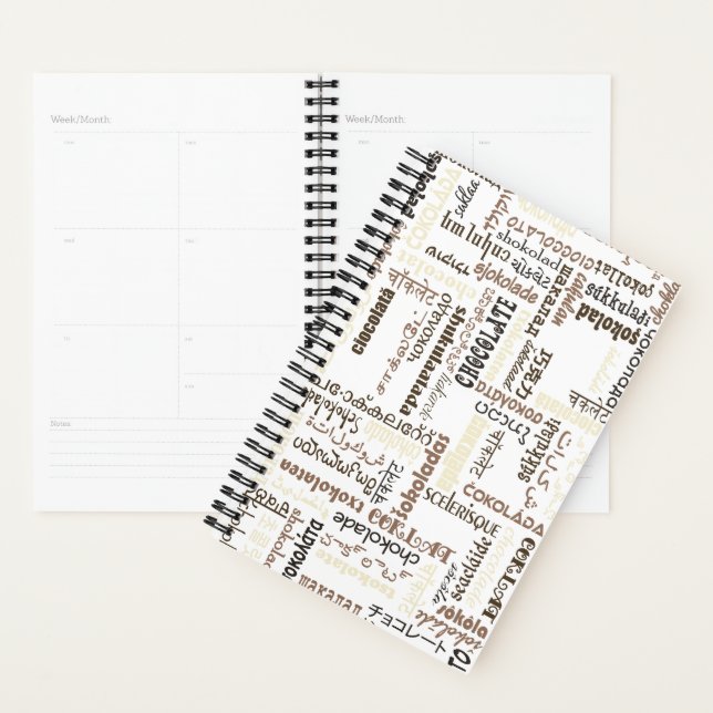 Chocolate Planner (Display)