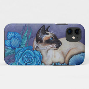 Chocolate Point Siamese Cat iPhone 11 Case