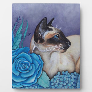 Chocolate Point Siamese Cat Plaque