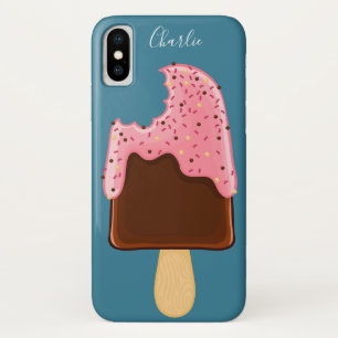 Chocolate Popsicle custom name phone cases