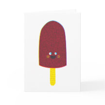 Chocolate Popsicle Greeting Card