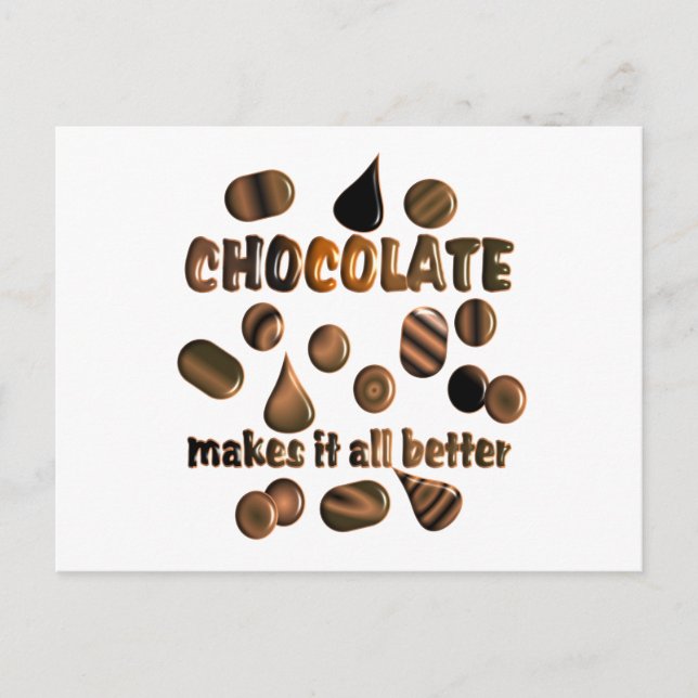 Chocolate Postcard (Front)