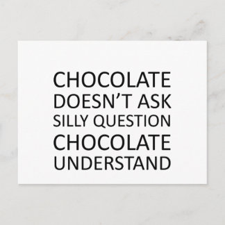 chocolate postcard