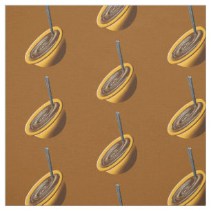Chocolate Pudding Pattern Fabric