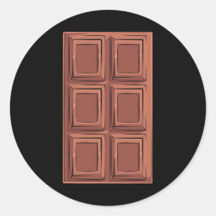 Chocolate R S'mores Costume Group Camping Classic Round Sticker