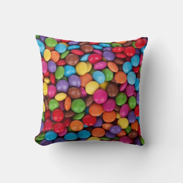 Chocolate rainbow candy Kids Pillow (Front)
