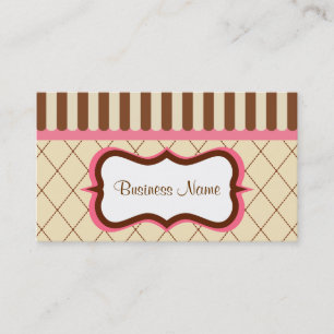 Chocolate Raspberry Business Card