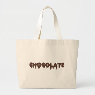 Chocolate - Rocky Horror Style Large Tote Bag
