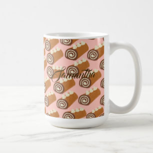 Chocolate Roll Cake Coffee Mug