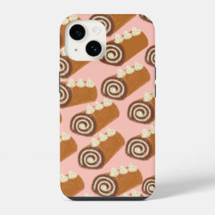 Chocolate Roll Cake iPhone 14 Case