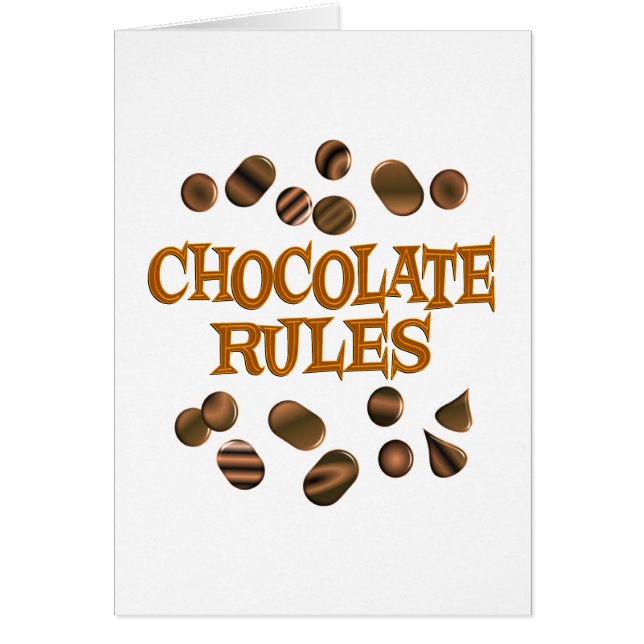 Chocolate Rules (Front)