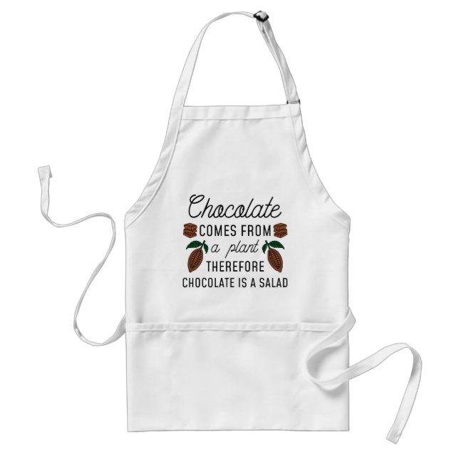 Chocolate Salad Standard Apron (Front)