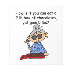 Chocolate Sense Notepad