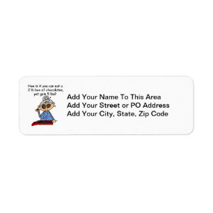Chocolate Sense Return Address Label