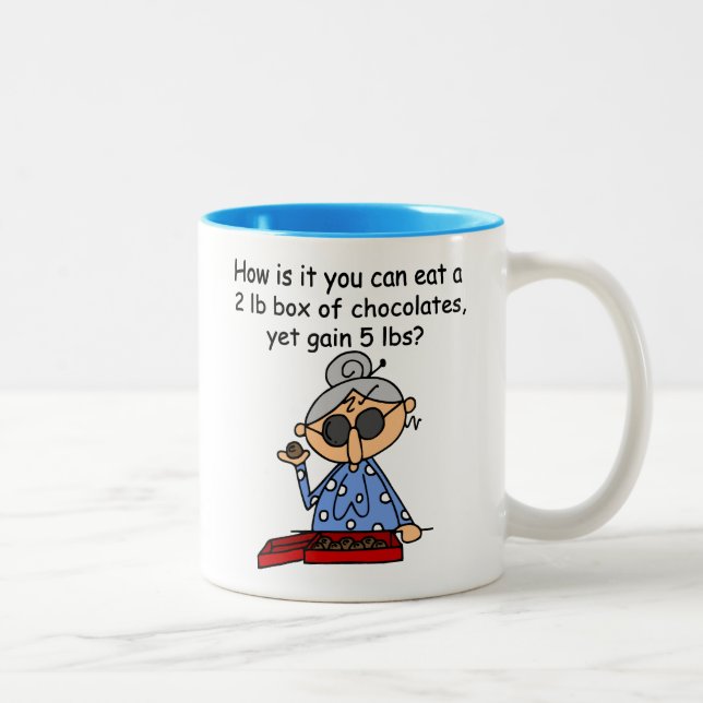 Chocolate Sense Two-Tone Coffee Mug (Right)