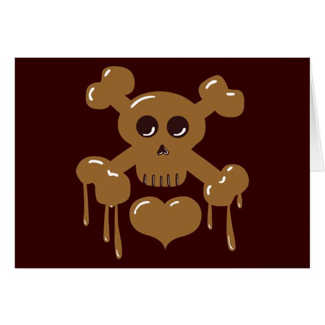 Chocolate Skull and Crossbones (Front Horizontal)