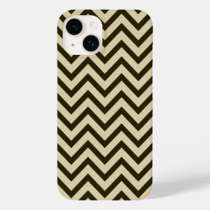 Chocolate Spice Moods Chevrons Case-Mate iPhone 14 Case