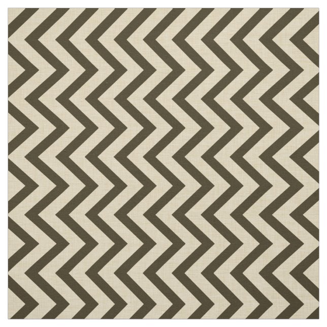 Chocolate Spice Moods Chevrons Fabric (Swatch)