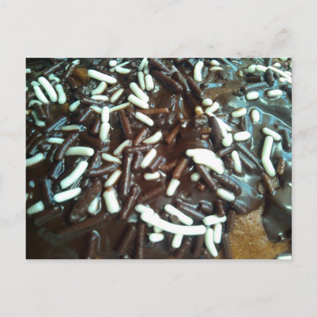 Chocolate Sprinkles Postcard (Front)