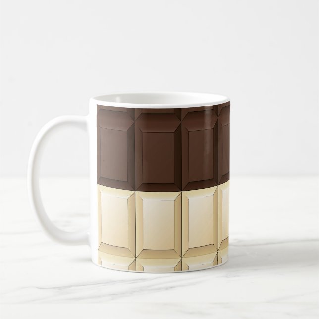 Chocolate Square Delight Coffee Mug (Left)