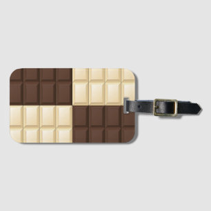 Chocolate Square Delight Luggage Tag