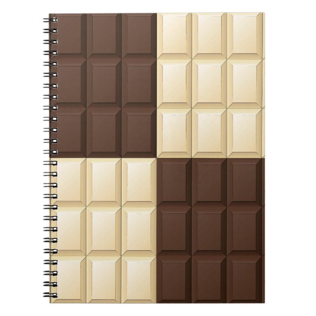 Chocolate Square Delight Notebook (Front)