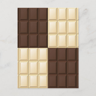 Chocolate Square Delight Postcard