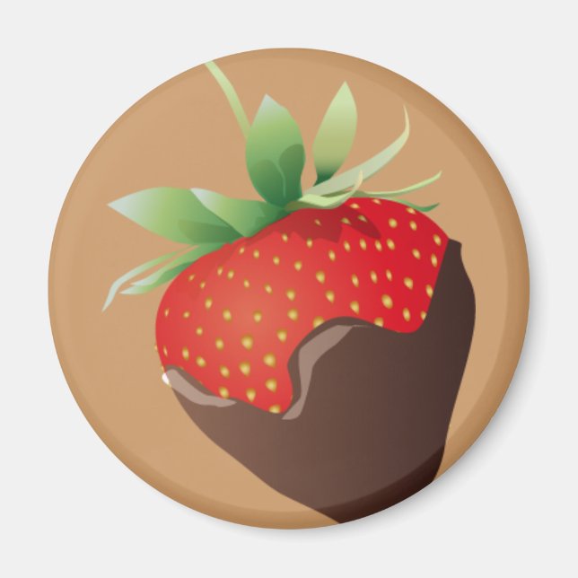 Chocolate Strawberry Magnet (Front)