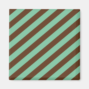 Chocolate Striped Necktie Magnet