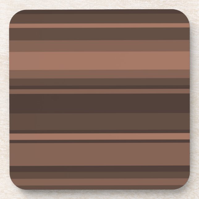 Chocolate stripes coaster (Front)